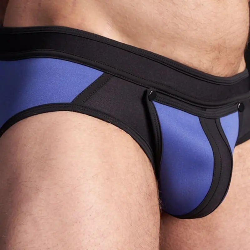 Neopren-Slip All Access Mr S Leather, D-Ringe | Dark-Ink