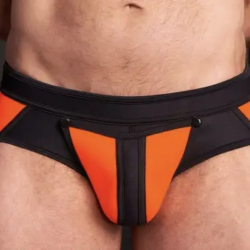 Neopren-Slip All Access Mr S Leather, D-Ringe | Dark-Ink