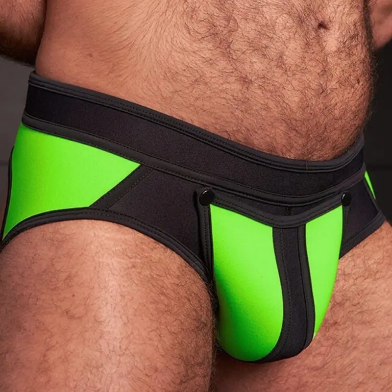 Neopren-Slip All Access Mr S Leather, D-Ringe | Dark-Ink