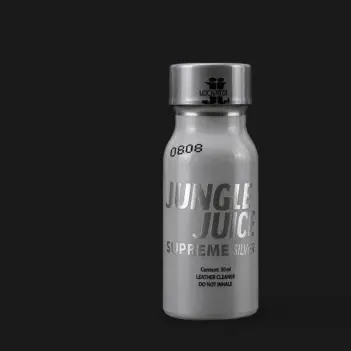 Jungle Juice Supreme Steel 30ml aluminum bottle poppers | Dark-Ink