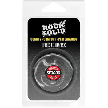 Cockring Rock Solid The Convex Super Elastique 3000 bombé | Dark-Ink