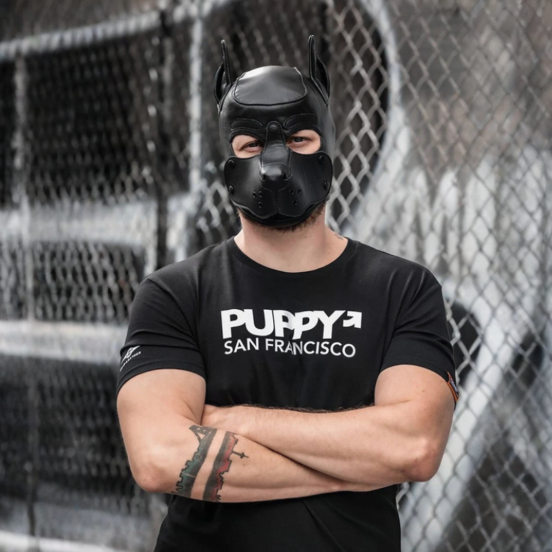 Mr S Leather K9 Hood de cuero | Puppy Play