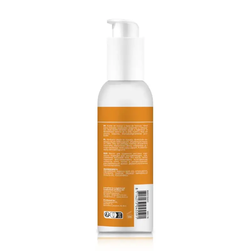 Loveline Neutral Massage Oil 150ml, Fragrance-Free | Dark-Ink
