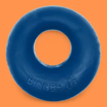 Oxballs Bigger Ox Cock Ring, PLUS+silicone tapered base | Dark-Ink
