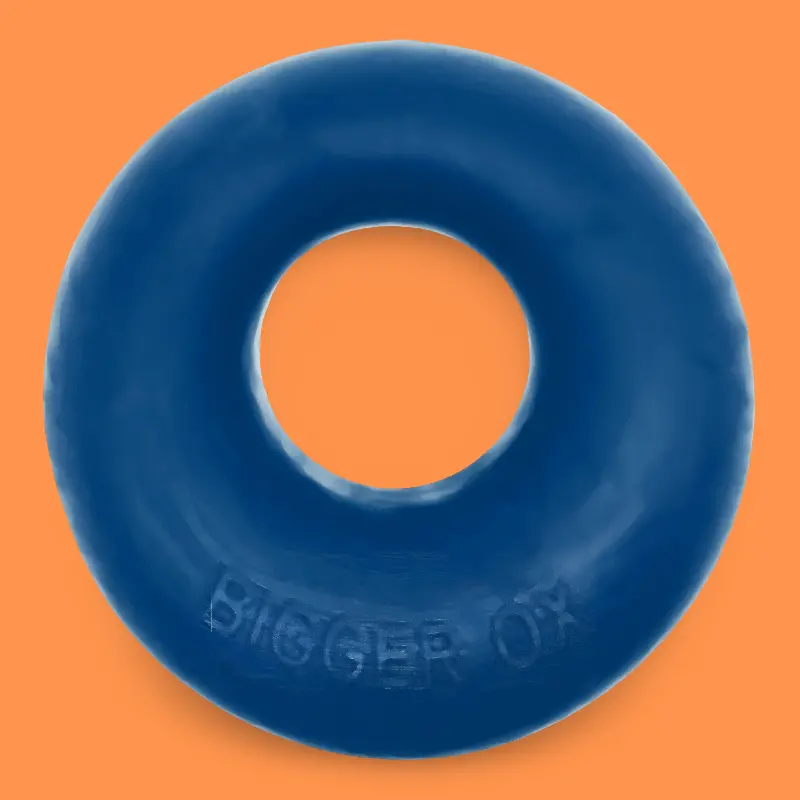 Oxballs Bigger Ox Cock Ring, PLUS+silicone tapered base | Dark-Ink