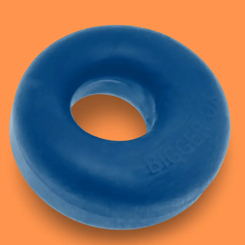 Oxballs Bigger Ox Cock Ring, PLUS+silicone tapered base | Dark-Ink