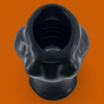 Plug anal hueco Oxballs Popper Tall, 4 bultos Marshmallow | Dark-Ink