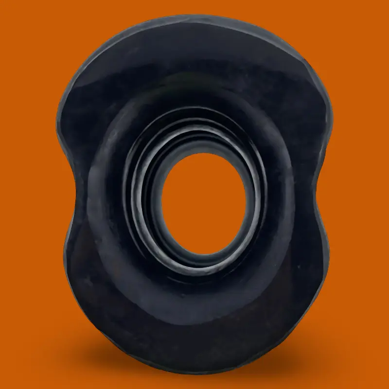 Plug anal hueco Oxballs Popper Tall, 4 bultos Marshmallow | Dark-Ink