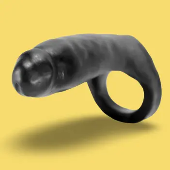 Oxballs Penetrator Double Penetrator, integrierter Cockring | Dark-Ink
