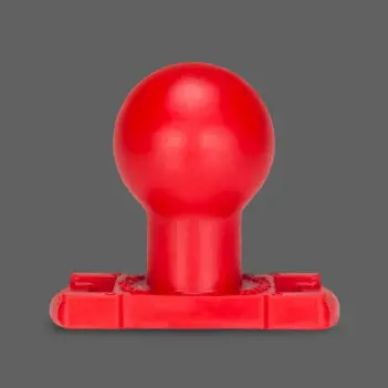 Plug anal Oxballs Trainer para arnés, silicona platino pura | Dark-Ink