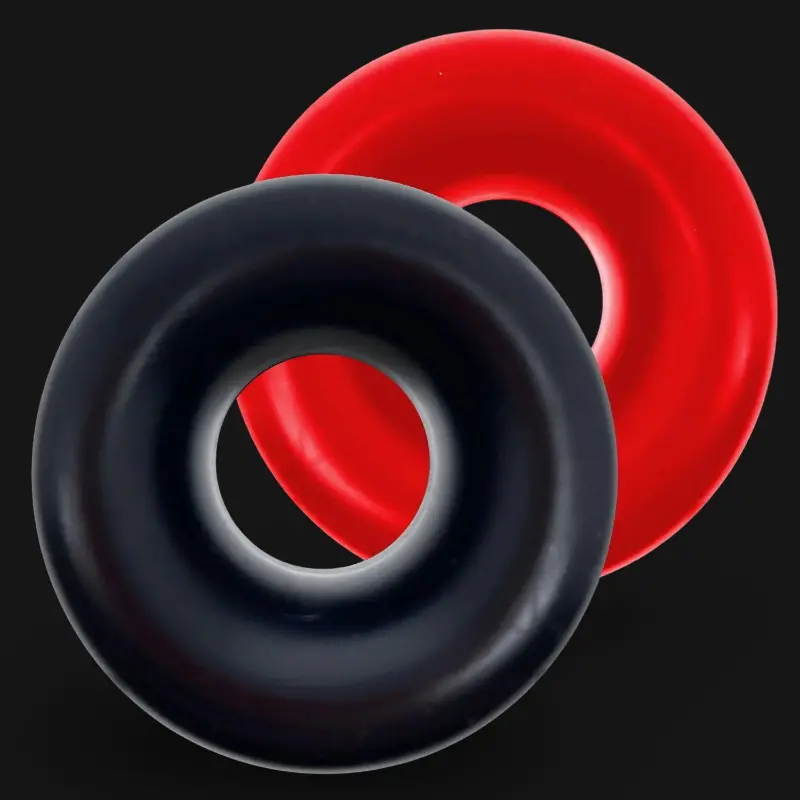 Ballstretcher Oxballs Clone 2-Pack, silicone, 2 hauteurs | Dark-Ink