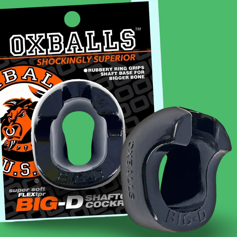 Big-d top of shaft grip bulge comfort cockring
