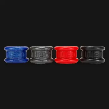 Oxballs NEO Short Ballstretcher, 3,81 cm, Platinum-Silikon | Dark-Ink