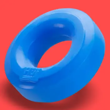 Cockring HÜJ Hunky Junk, 3 anillos apilables silicona | Dark-Ink