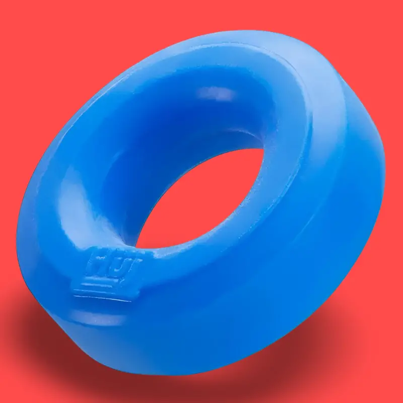 Cockring HÜJ Hunky Junk, 3 anillos apilables silicona | Dark-Ink