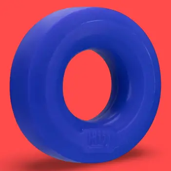 Hunky Junk HÜJ Cock Ring 3-Pack, stackable Plus+Silicone | Dark-Ink