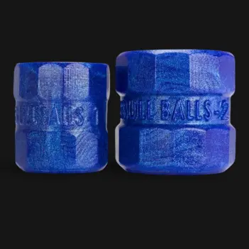 Oxballs Bullballs 2 Hodenstrecker, Platinum-Silikon XL | Dark-Ink