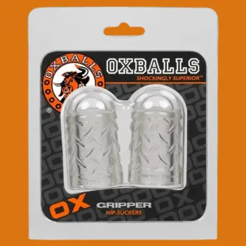 Ventouses à tétons Oxballs Gripper, poignée de traction | Dark-Ink