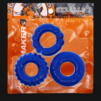 Oxballs Bonemaker 3-style boner-maker cockring 3-pack