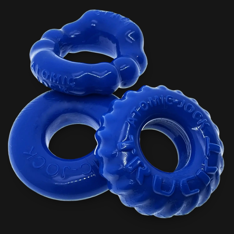 Oxballs Bonemaker 3-style boner-maker cockring 3-pack