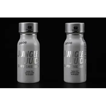 Poppers Jungle Juice Supreme Steel 30ml flacon aluminium | Dark-Ink
