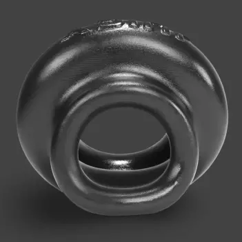 Cockring Oxballs Juicy, base evasada, silicona platino | Dark-Ink