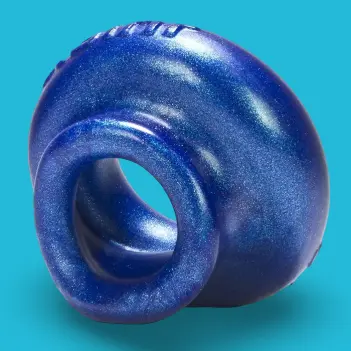 Cockring Oxballs Juicy, base evasada, silicona platino | Dark-Ink