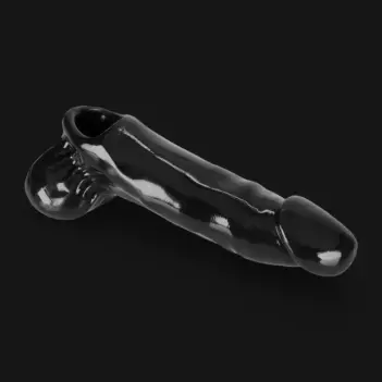 Oxballs DADDY Penishülle, FLEXTPR™, Ball Sling integriert | Dark-Ink