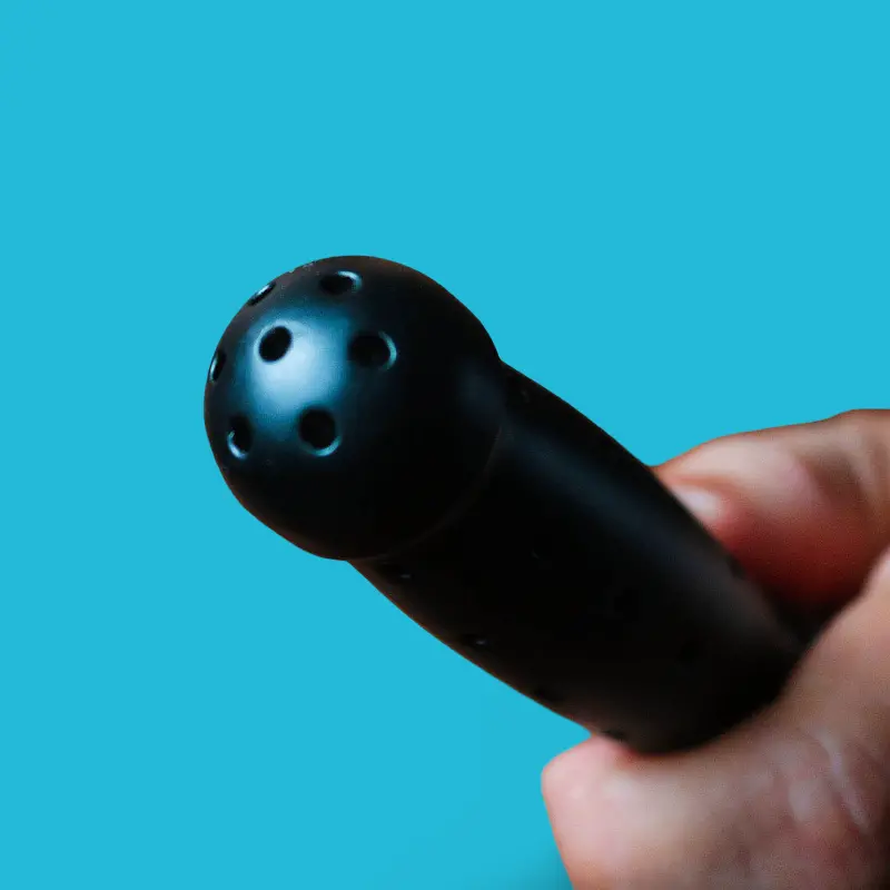DARKLINE Anal-Duschaufsatz, schwarzes Aluminium, 34 Löcher | Dark-Ink