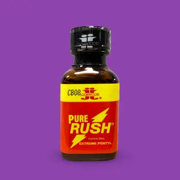 Poppers Pure Rush Pentyl 25ml Lockerroom frasco cuadrado | Dark-Ink