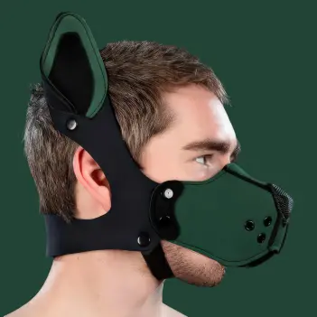 Mr S Leather K9 Muzzle Kit Hunter | Puppy Play Néoprène