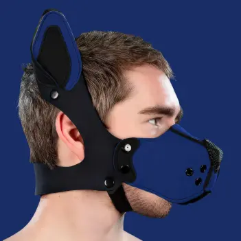 Kit muselière puppy K9 néoprène Mr S Leather, Navy | Dark-Ink