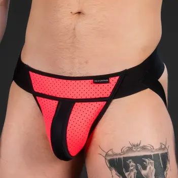 Mr S Leather Neo Cyber Neoprene Jockstrap | Dark-Ink