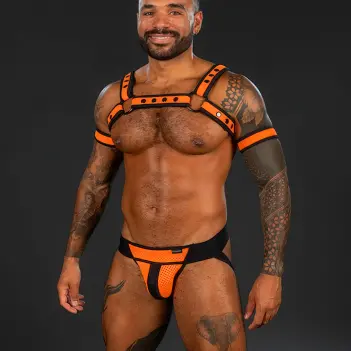 Jockstrap néoprène Neo Cyber Mr S Leather | Dark-Ink