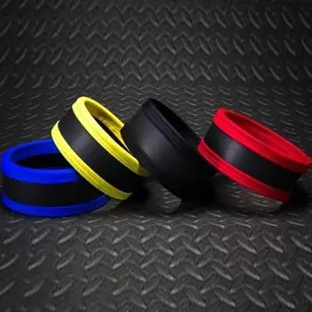 Mr S Leather Neo Armband 2.0, Neopren Bizeps-Band 3 Größen | Dark-Ink
