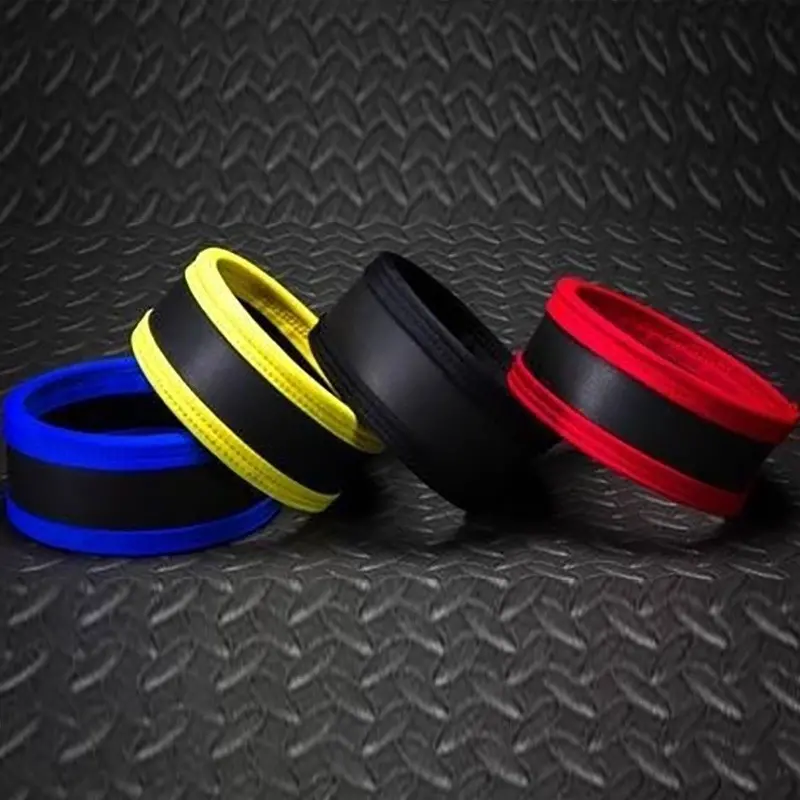 Mr S Leather Neo Armband 2.0, Neopren Bizeps-Band 3 Größen | Dark-Ink
