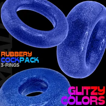 OXBALLS COCKPACK | 3-Pack Multi-Fit Soft Cock Rings