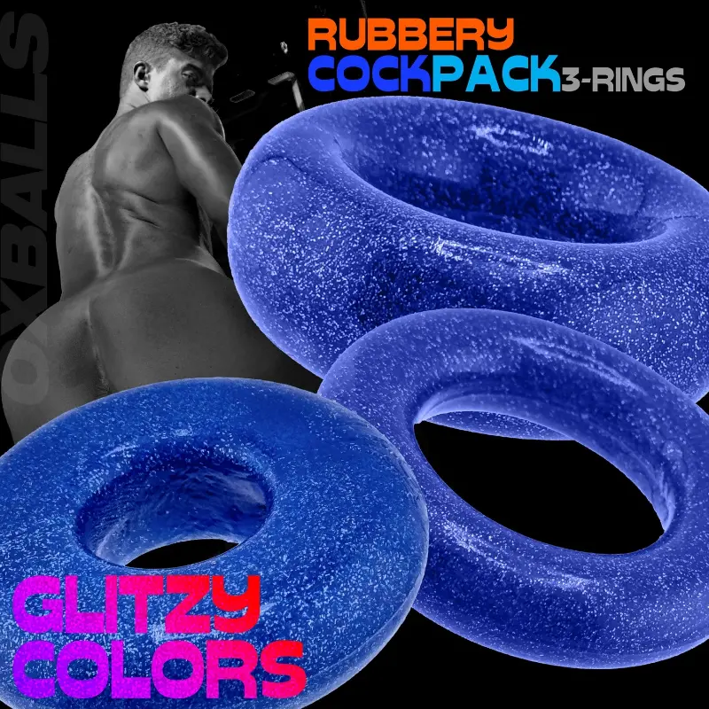 OXBALLS COCKPACK | 3-Pack Multi-Fit Soft Cock Rings