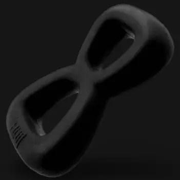 HÜNKYJUNK BOOMERANG | Double cockring & ball stretcher souple