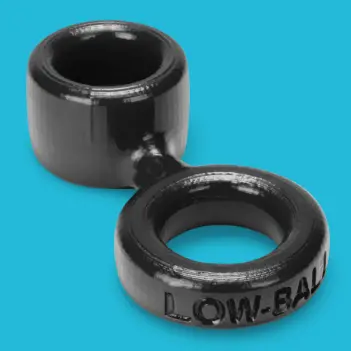 OXBALLS LOWBALL – Platinum Silicone Cock Ring & Ball Stretcher