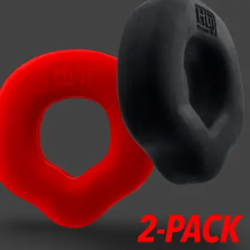 HÜNKYJUNK FIT GRIPS | Pack 2 cockrings ergonomiques