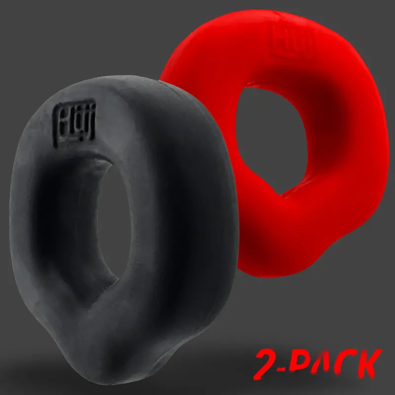 HÜNKYJUNK FIT GRIPS | Pack 2 cockrings ergonomiques