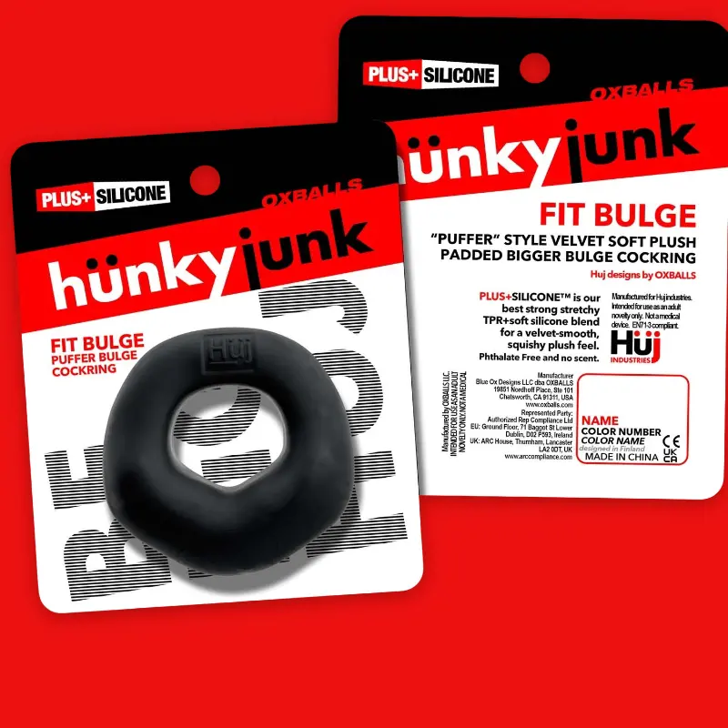 HÜNKYJUNK FIT BULGE | Cockring ergonomique rembourré OXBALLS