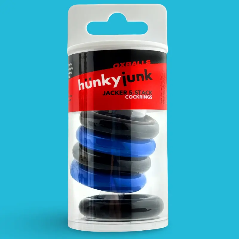 HÜNKYJUNK JACKER 5-STACK | Pack 5 cockrings extensibles