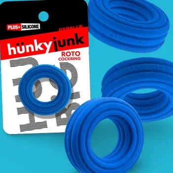 HÜNKYJUNK ROTO | Cockring rainuré souple OXBALLS