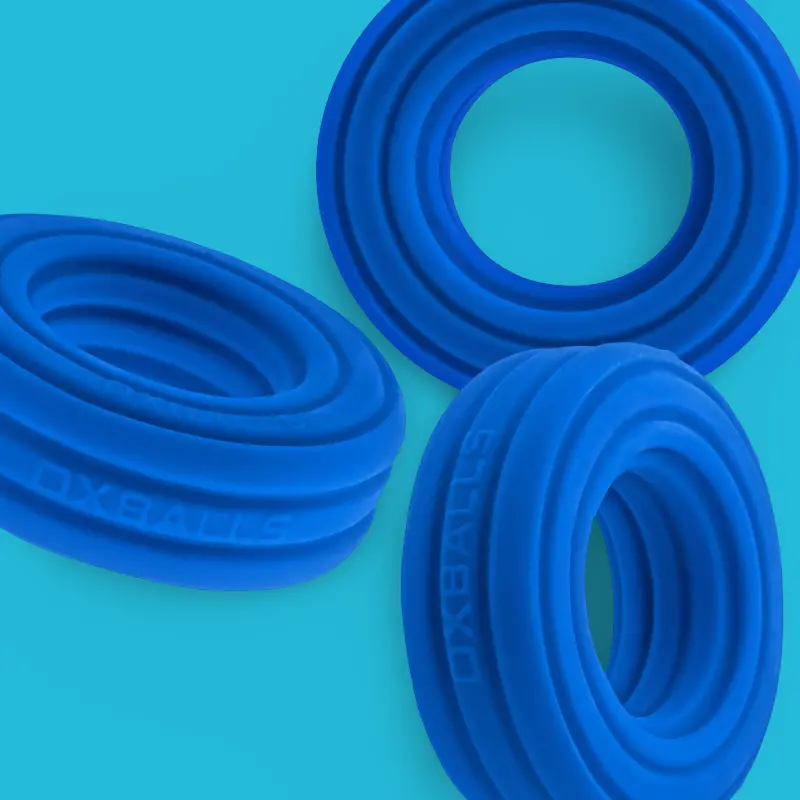 HÜNKYJUNK ROTO | Cockring rainuré souple OXBALLS