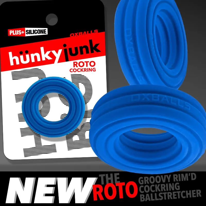 HÜNKYJUNK ROTO | Cockring rainuré souple OXBALLS