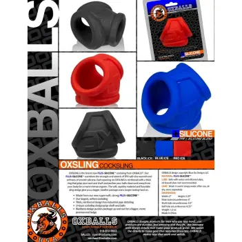 OXBALLS OXSLING – PLUS+SILICONE Cock & Ball Sling