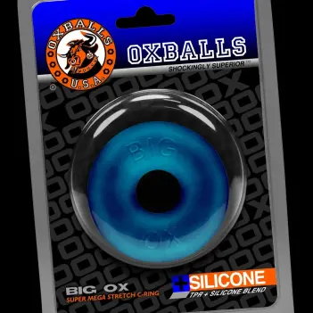 Cockring donut Oxballs Big Ox, PLUS+silicone grueso | Dark-Ink