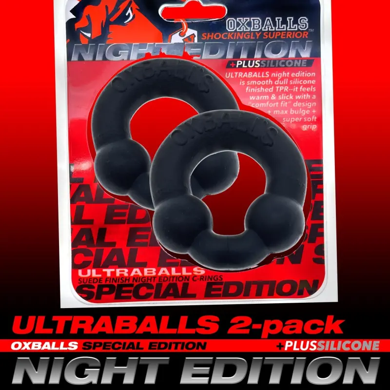 OXBALLS ULTRABALLS Night Edition | Pack 2 cockrings